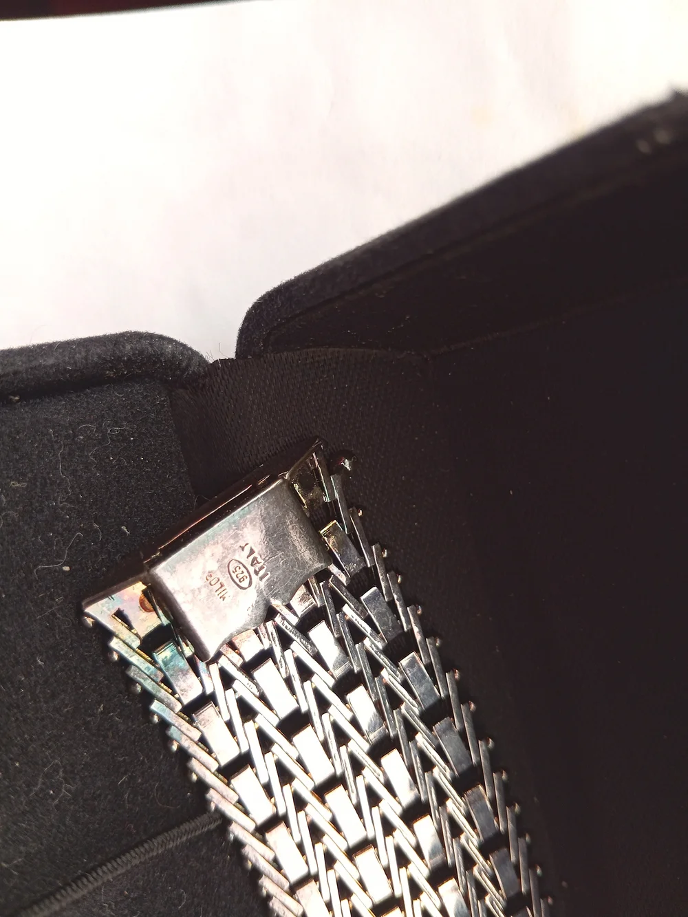 Silver and Gold Metal Link Phone Strap - Unbranded